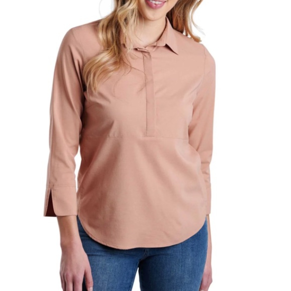 NWT Kuhl Arriva 3/4 Pullover Shirt 2024 in Sandstorm